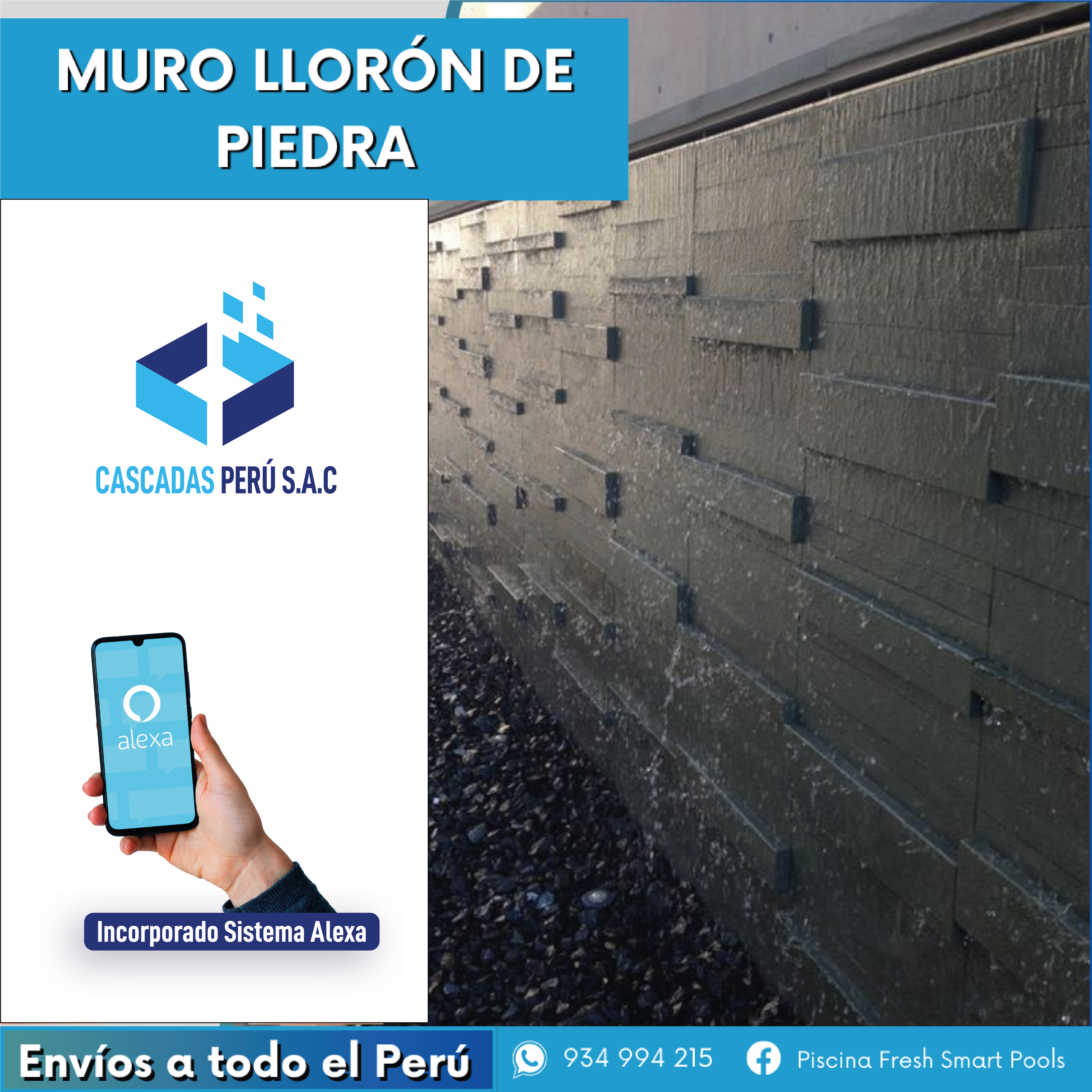 MURO LLORON DE PIEDRA - MURO LLORON MODERNO PRECIO - MURO LLORON DE VDRIO